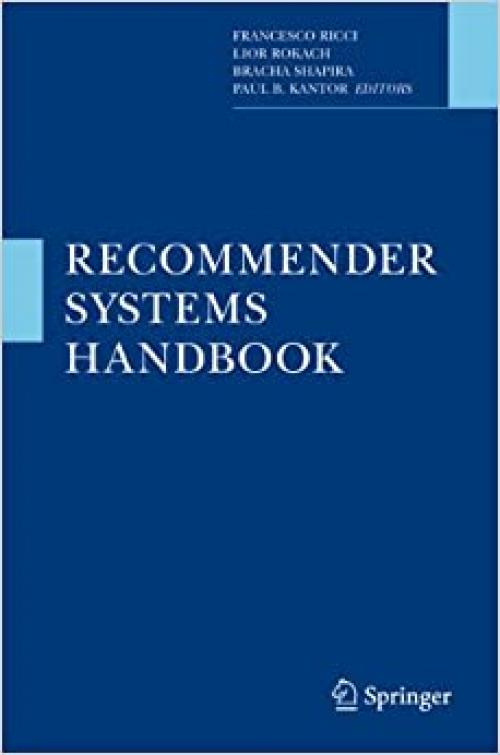  Recommender Systems Handbook 