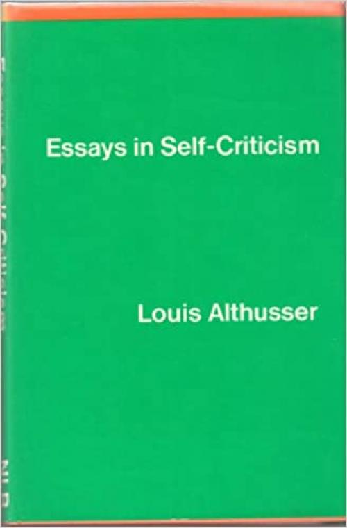  Essays in self-criticism 