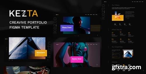 ThemeForest - Kezta v1.0 - Creative Portfolio Figma Template - 29669175