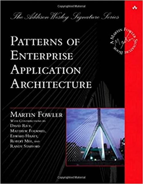  Patterns of Enterprise Application Architecture 