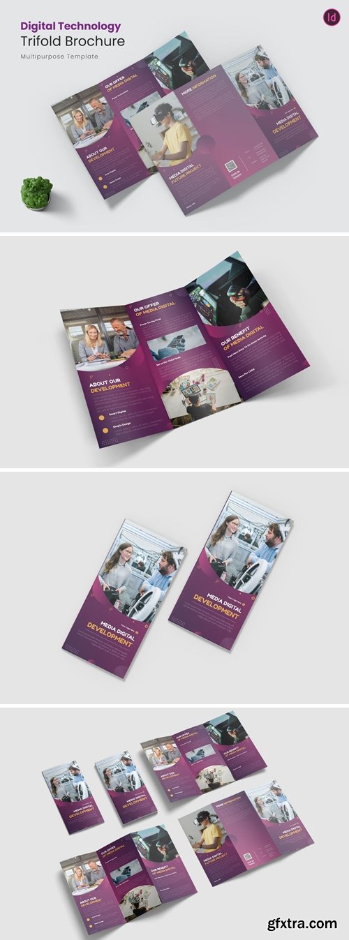 Digital Technology Trifold Brochure