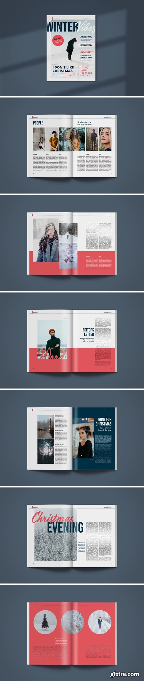 Magazine Template | Winter Vibes