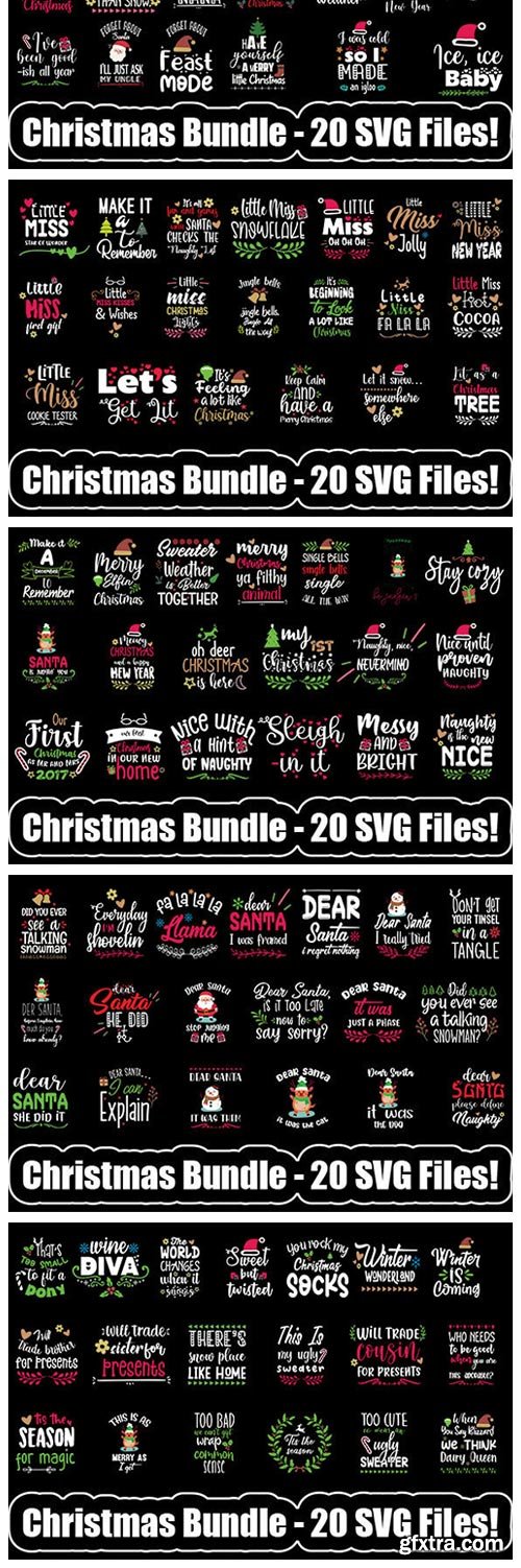 178 Christmas and New Year SVG Designs 6837622