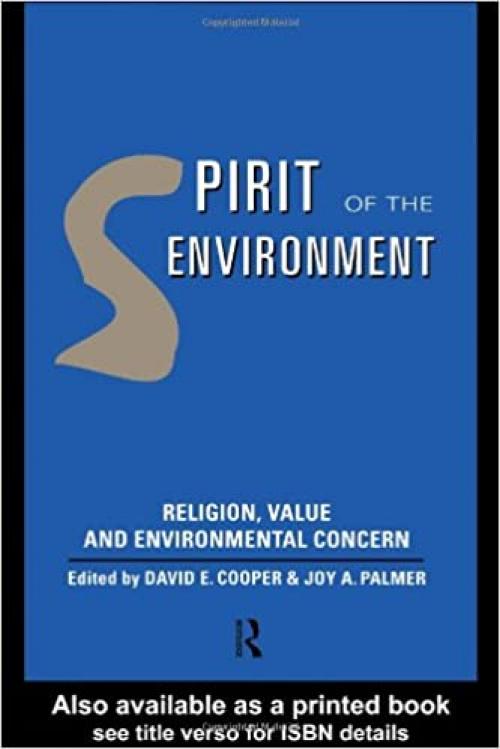  Spirit of the Environment: Religion, Value and Environmental Concern 