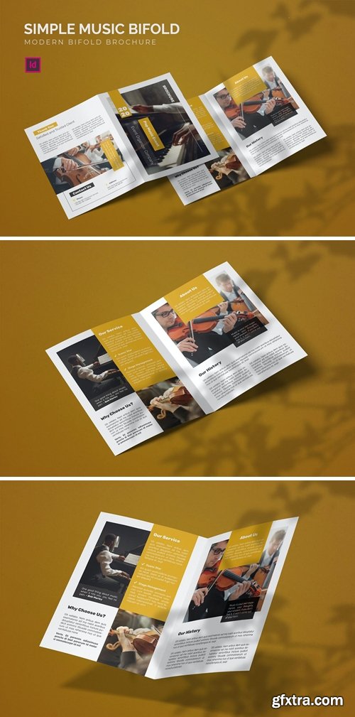 Simple Music - Bifold Brochure