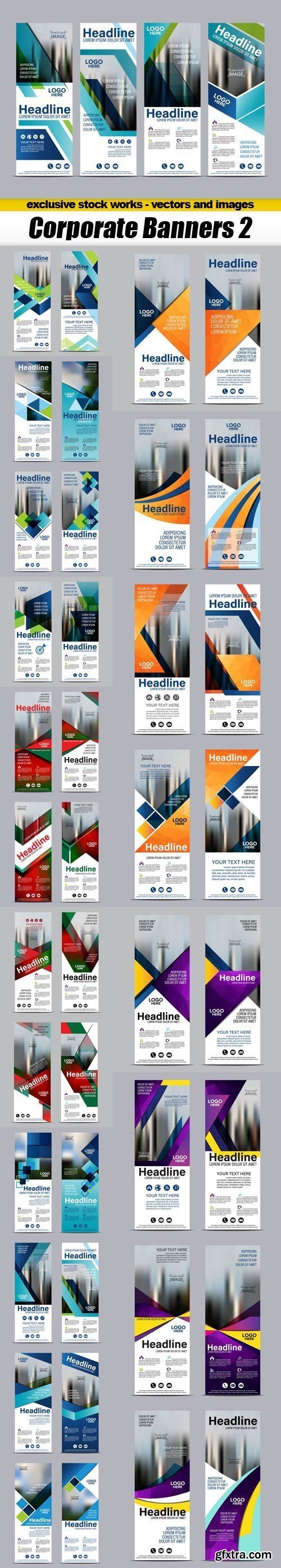 Corporate Banners 2 - 21xEPS