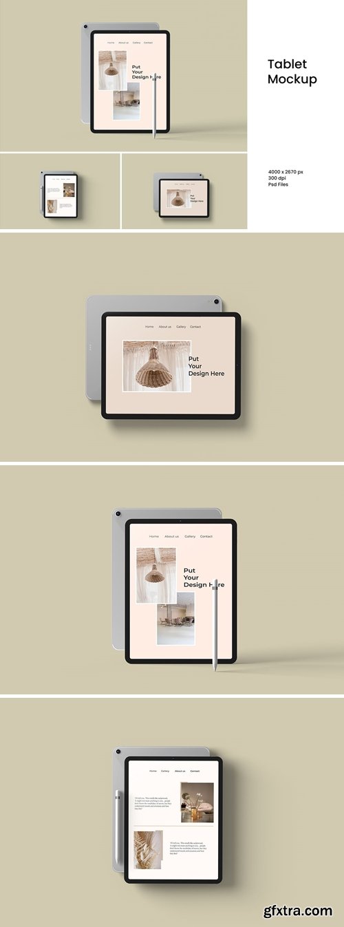 Tablet Mockup vol 1