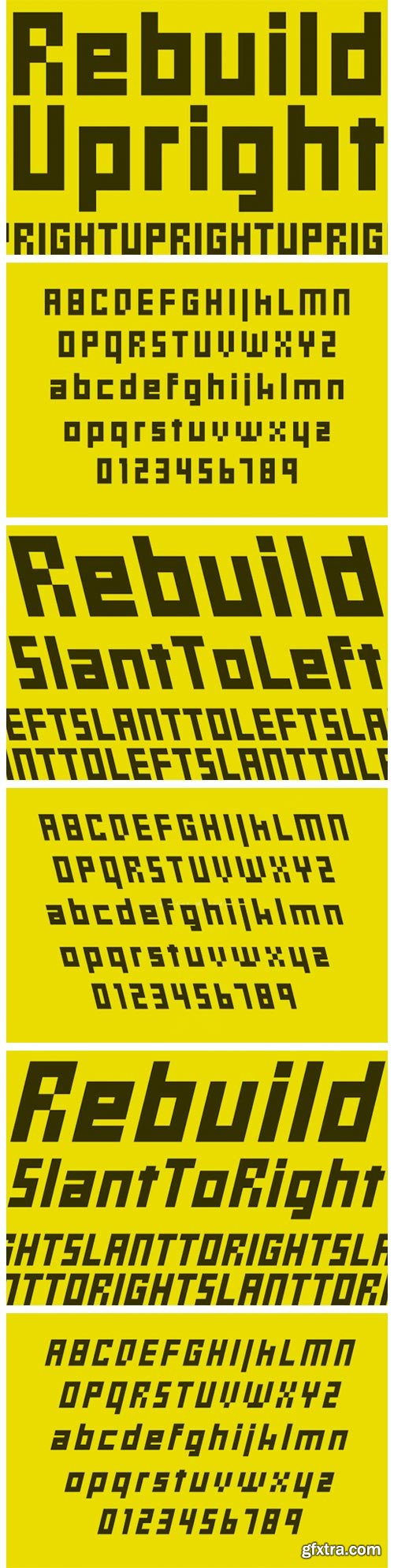 Rebuild Font