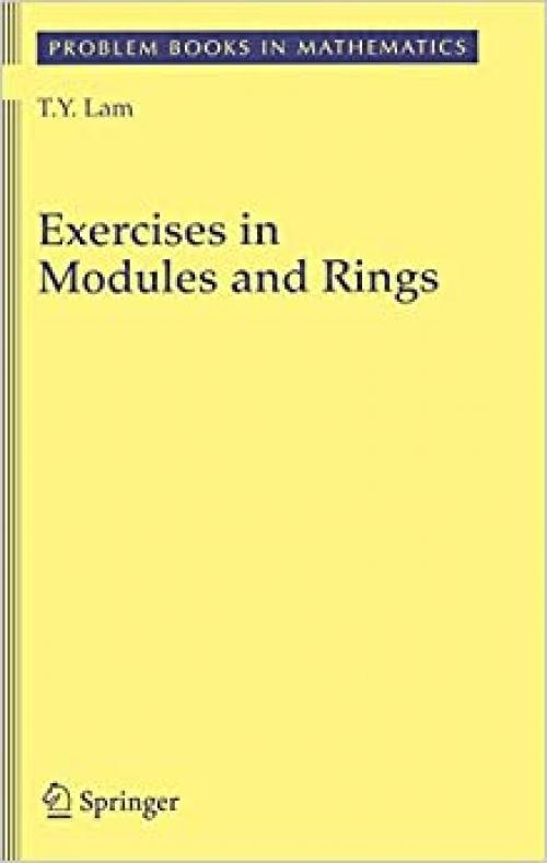  Exercises in Modules and Rings (Problem Books in Mathematics) 