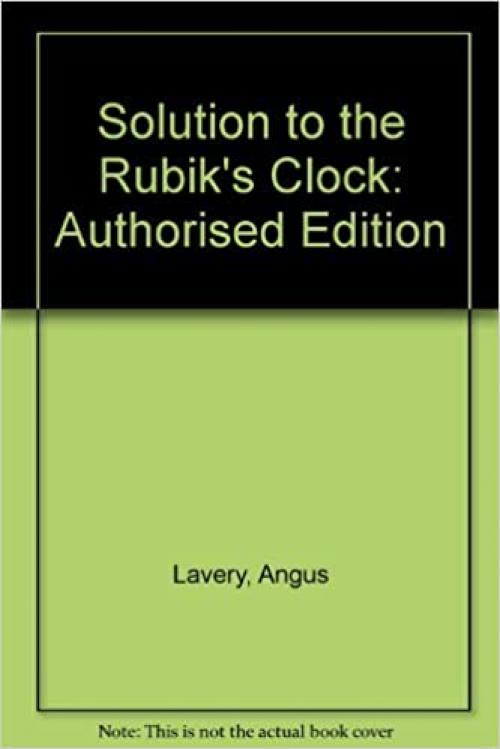  Rubik's Clock: A Quick Solution 