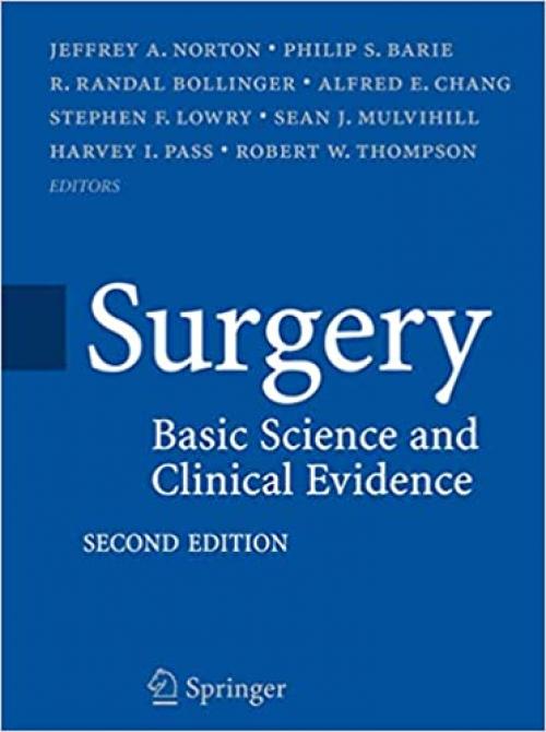  Surgery: Basic Science and Clinical Evidence 