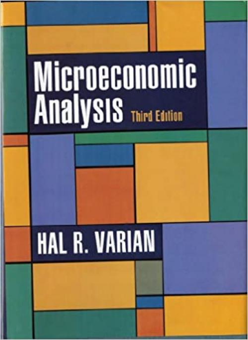  Microeconomic Analysis, Third Edition 