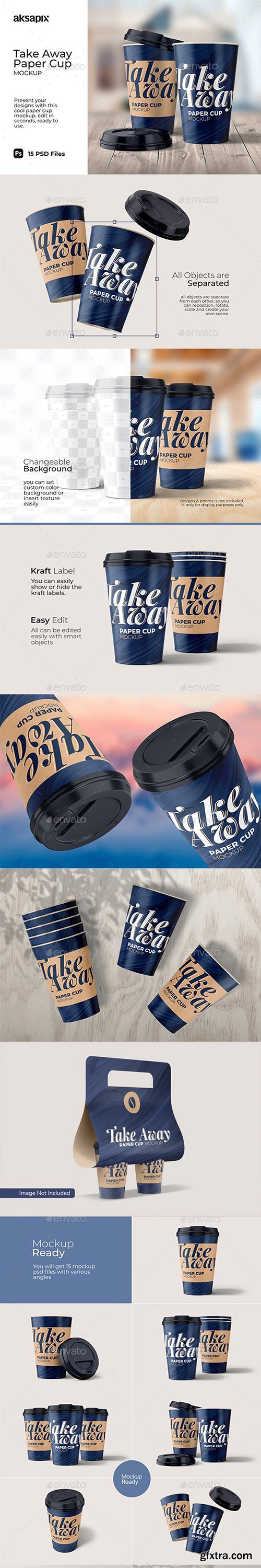 Take Away Paper Cup - Mockup