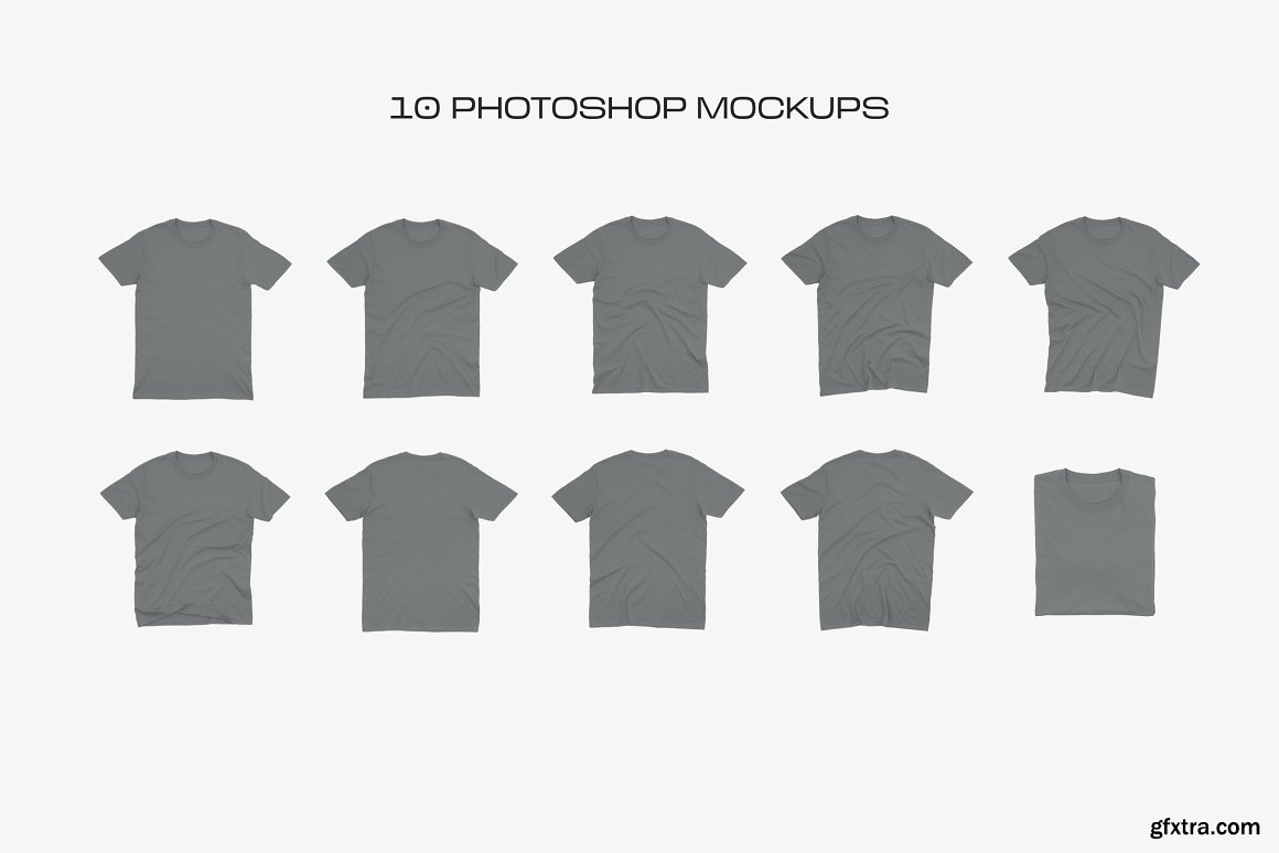 CreativeMarket - Gildan 64000 T-Shirts Mockups 5685183 ...