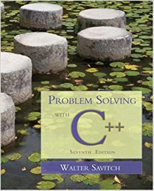  Problem Solving with C++ 