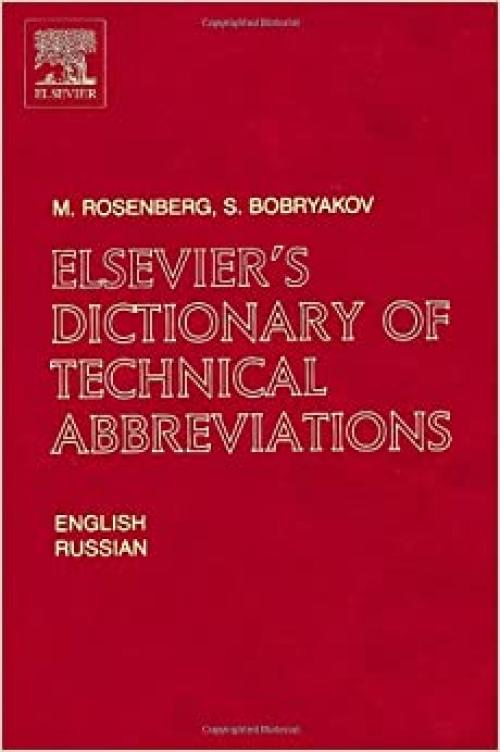  Elsevier's Dictionary Of Technical Abbreviations: in English and Russian 