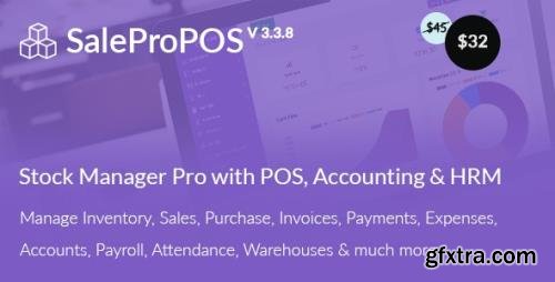 CodeCanyon - SalePro v3.3.8 - Inventory Management System with POS, HRM, Accounting - 22256829 - NULLED