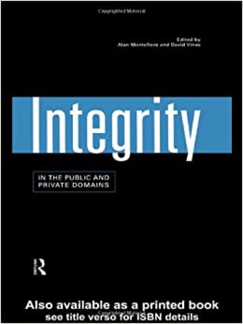  Integrity in the Public and Private Domains 