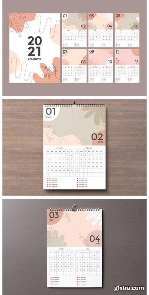 Wall Calendar 2021 Design 6980526