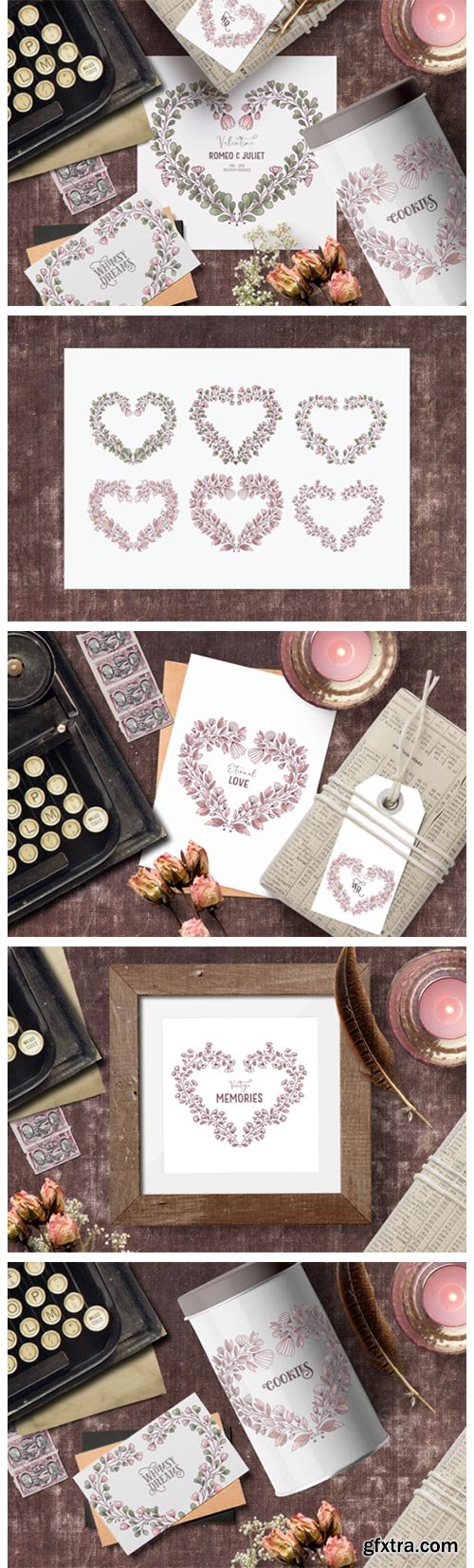 Vintage Valentines Clipart Frames 6871673