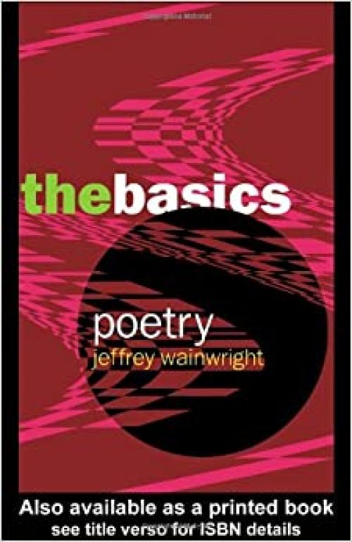  Poetry: The Basics 