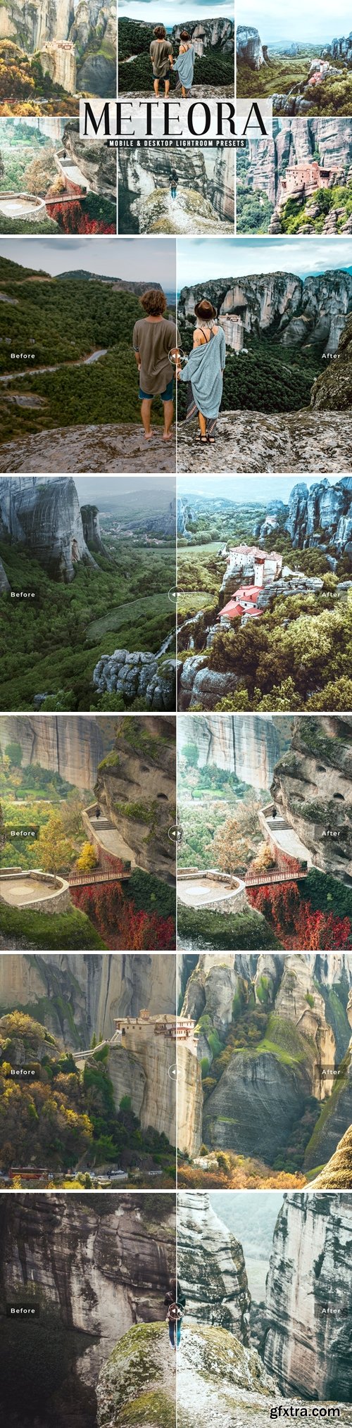 Meteora Mobile & Desktop Lightroom Presets