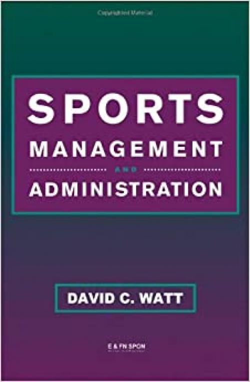  Sports Management and Administration 