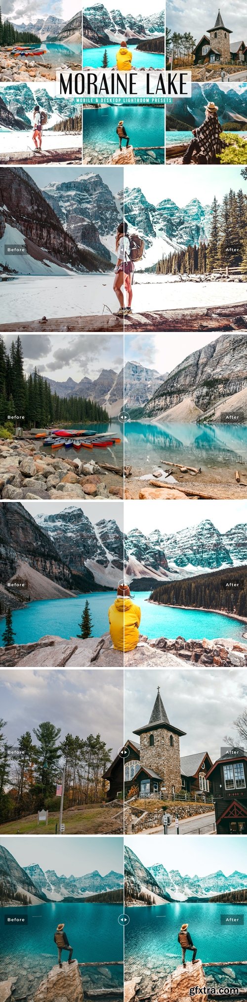 Moraine Lake Mobile & Desktop Lightroom Presets