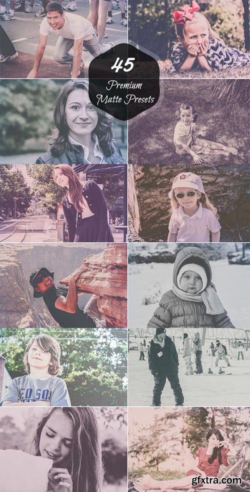 45 Premium Matte Effect Lightroom Presets