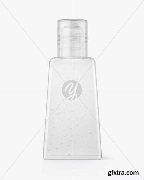 Clear Sanitizer Bottle Mockup 70874