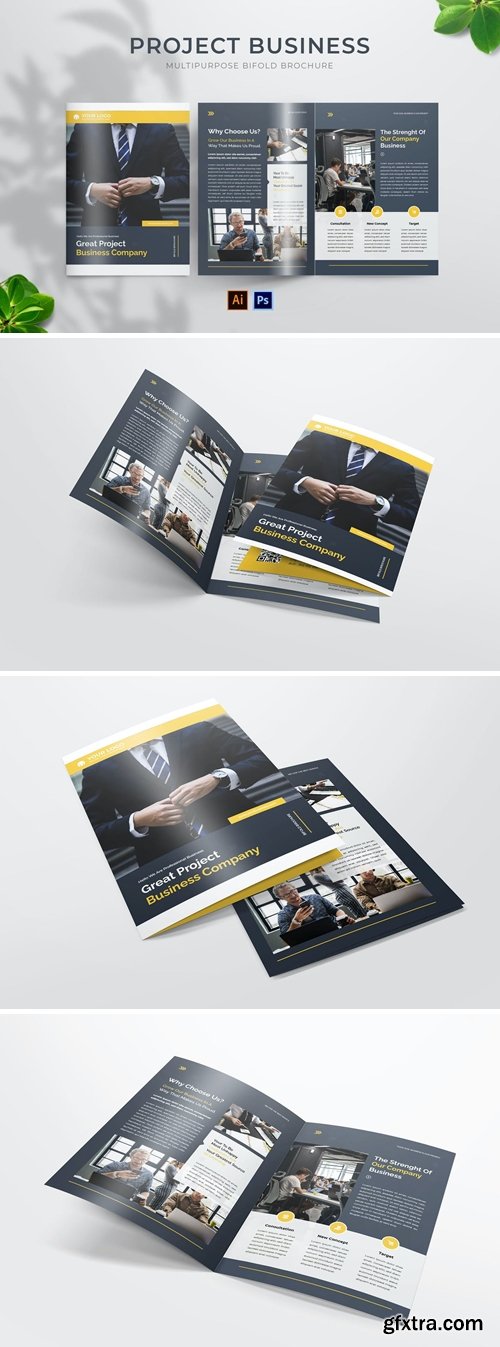 Project Business Bifold Brochure