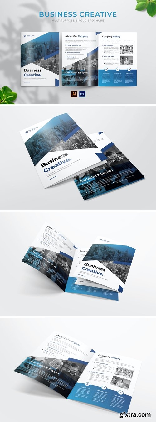 Business Creative Bifold Brochure