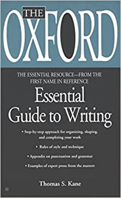  The Oxford Essential Guide to Writing (Essential Resource Library) 