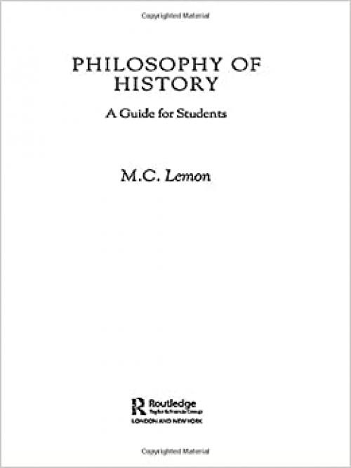  Philosophy of History: A Guide for Students 