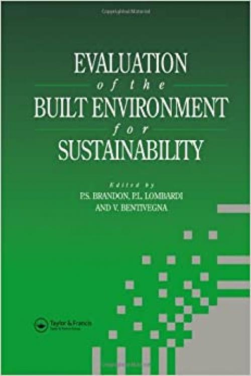  Evaluation of the Built Environment for Sustainability 