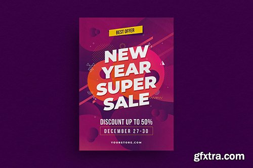 New Year's Sale Flyer