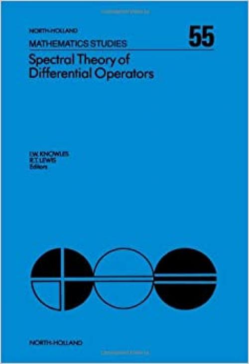  Spectral Theory of Differential Operators (North-holland Mathematical Library) 