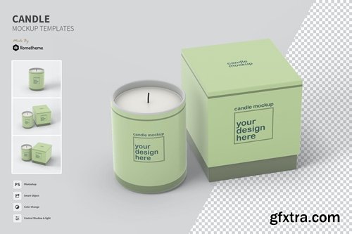 Candle - Mockups Template FH