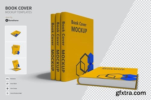 Book Cover - Mockups Template VR