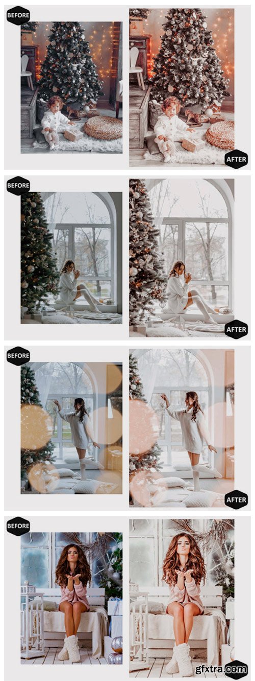 10 Glamour Xmas Photoshop Actions 7100521