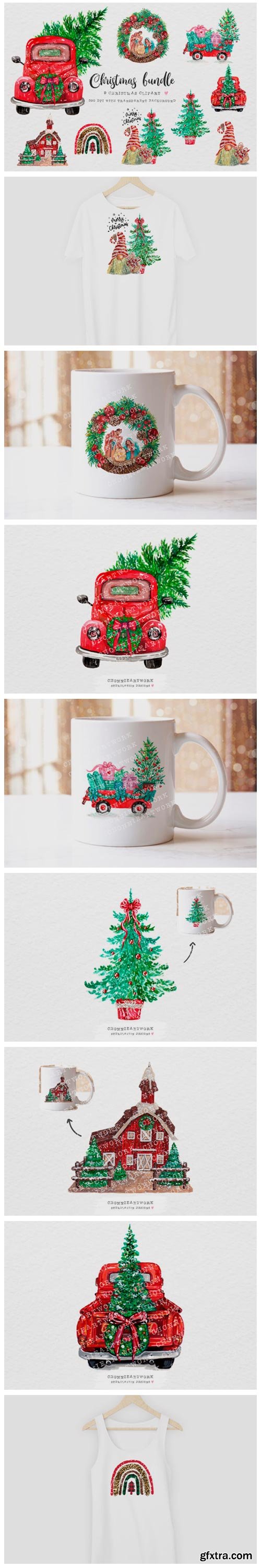 Christmas Bundle 9 PNG 6850432