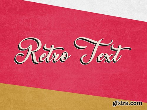 GraphicRiver - Retro Text Effect Set 3- 10 Photoshop Different Styles 29621607