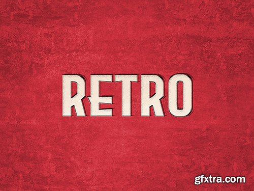 GraphicRiver - Retro Text Effect Set 3- 10 Photoshop Different Styles 29621607