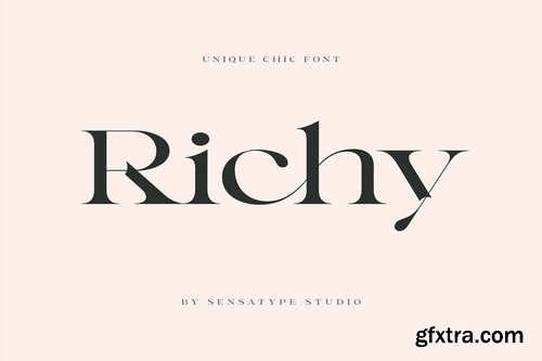 Richy - Unique Chic Font