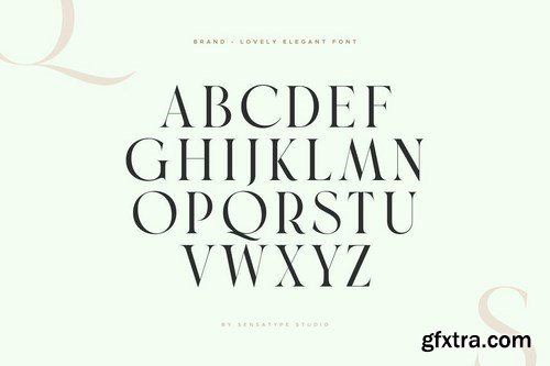 Brand - Lovely Elegant Font