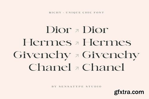 Richy - Unique Chic Font