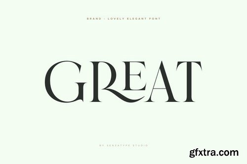 Brand - Lovely Elegant Font