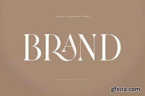 Brand - Lovely Elegant Font