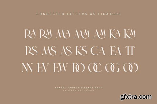 Brand - Lovely Elegant Font