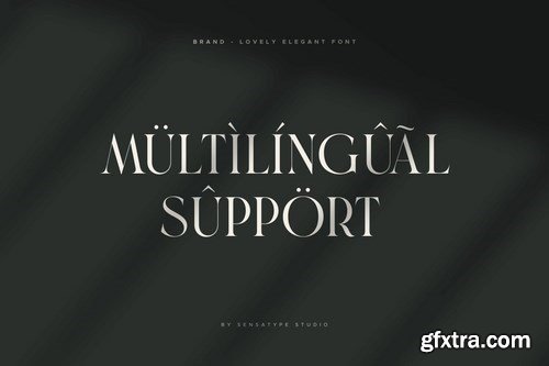 Brand - Lovely Elegant Font